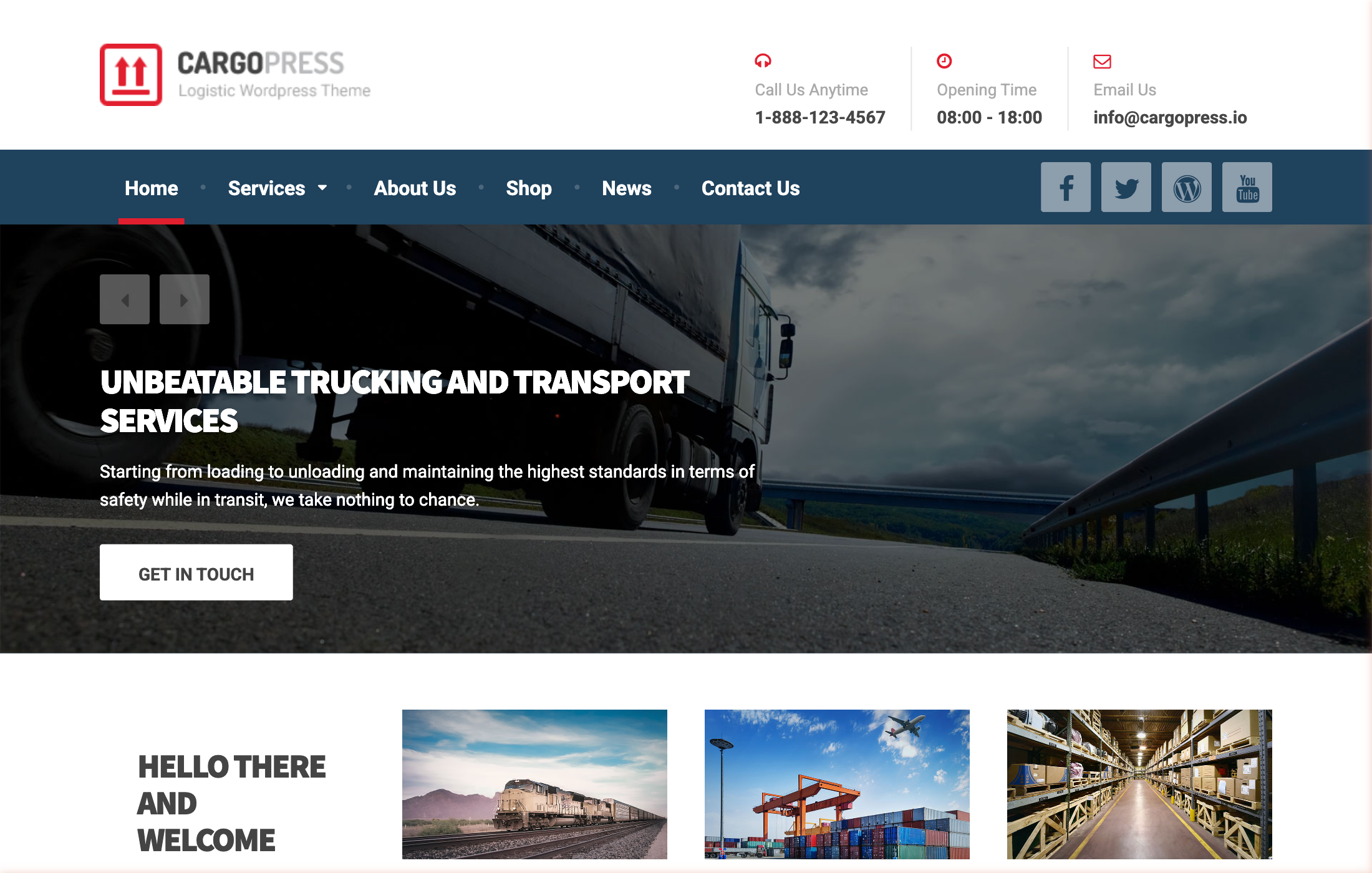 CargoPress WordPress theme screenshot