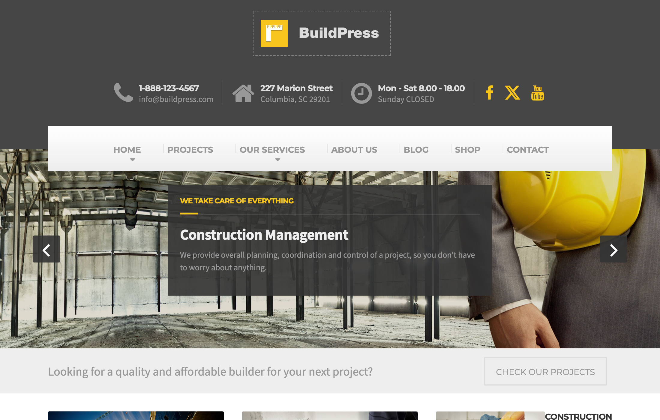 BuildPress WordPress theme screenshot