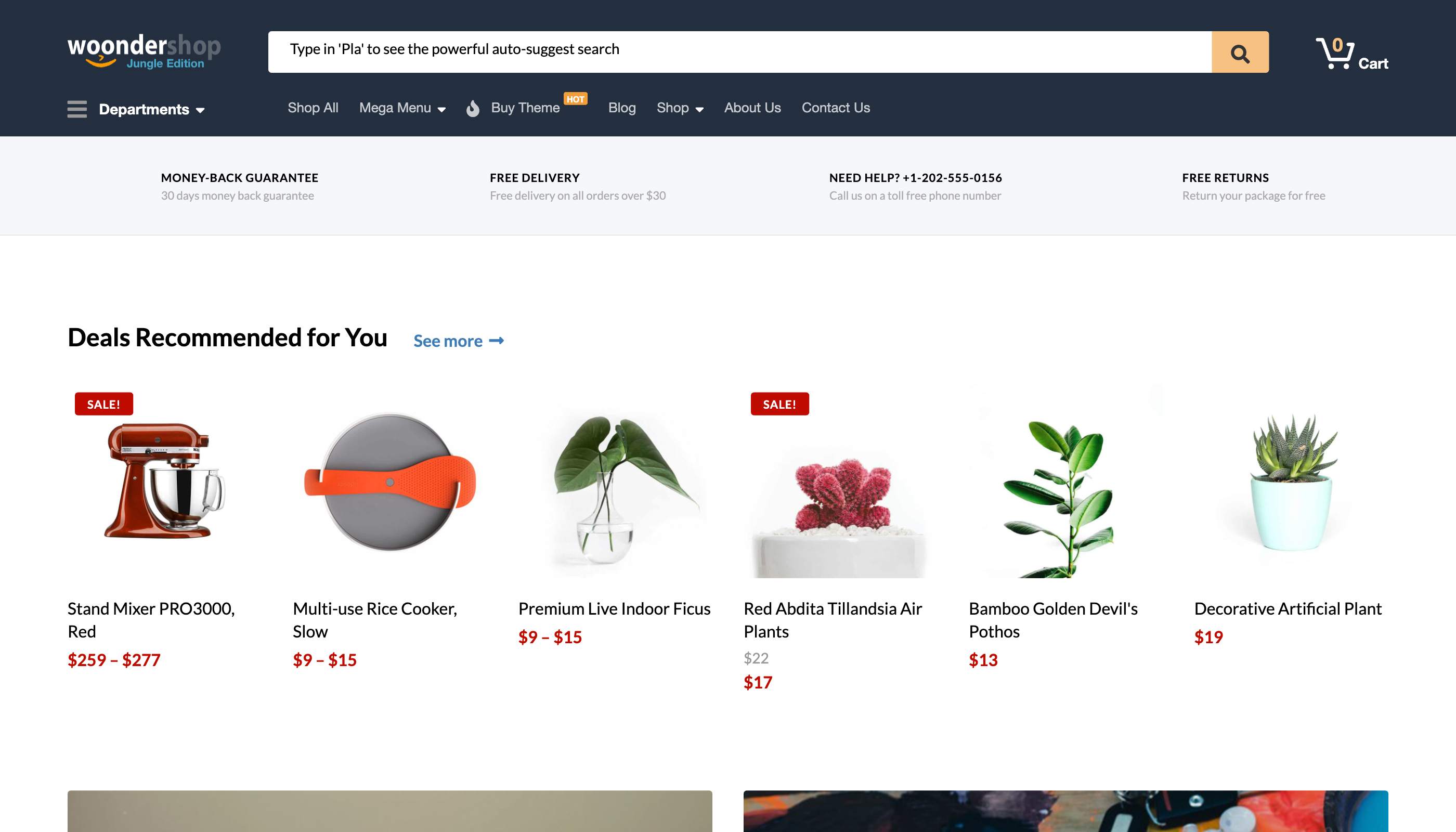 WoonderShop WordPress theme screenshot